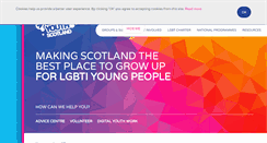 Desktop Screenshot of lgbtyouth.org.uk