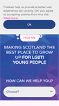 Mobile Screenshot of lgbtyouth.org.uk
